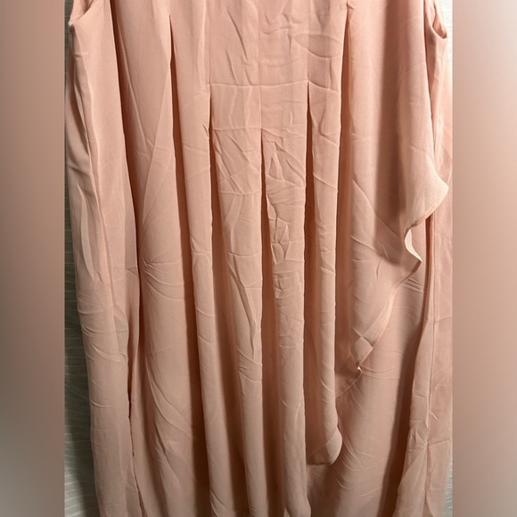 BCBGeneration Womens Pink Ruffled Evening Dress Size M - Picture 4 of 8